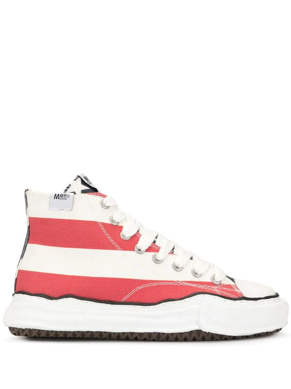 Maison Mihara Yasuhiro Stripe Print Sneakers