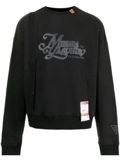 Maison Mihara Yasuhiro Suspender-detail Cotton Sweatshirt