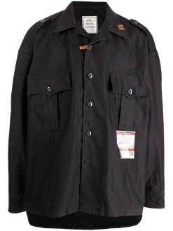 Maison Mihara Yasuhiro Buttoned-up Cotton Shirt