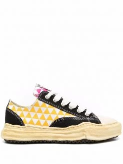 Maison Mihara Yasuhiro Diamond-print Low-top Sneakers