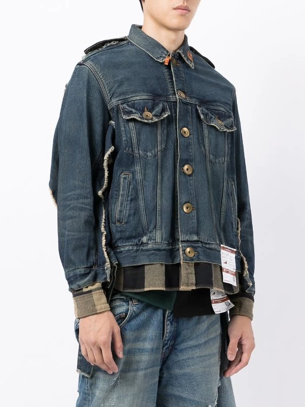 Maison Mihara Yasuhiro Distressed Denim Jacket 5 Maison Mihara Yasuhiro Distressed Denim Jacket - Image 3