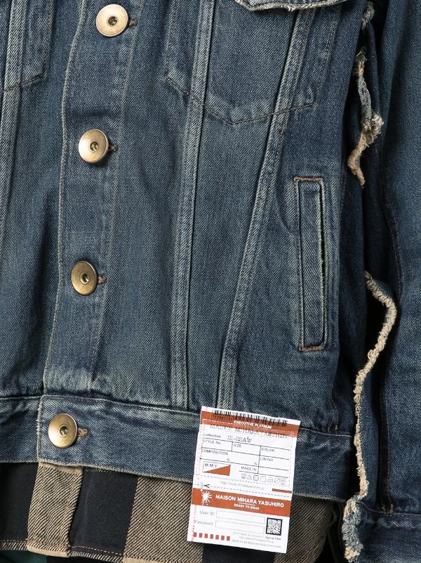 Maison Mihara Yasuhiro Distressed Denim Jacket 7 Maison Mihara Yasuhiro Distressed Denim Jacket - Image 5