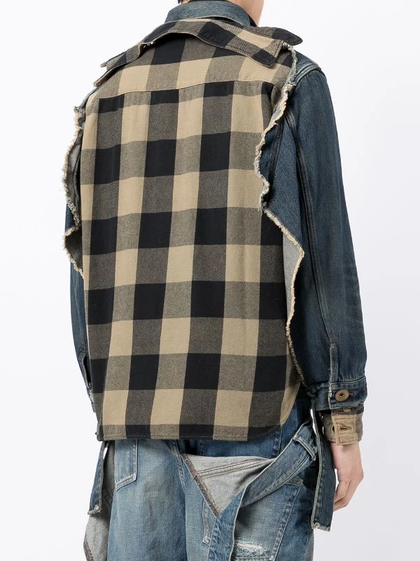 Maison Mihara Yasuhiro Distressed Denim Jacket 6 Maison Mihara Yasuhiro Distressed Denim Jacket - Image 4