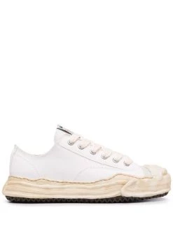 Maison Mihara Yasuhiro Distressed-finish Low Top Sneakers