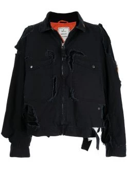 ( New Season ) Maison Mihara Yasuhiro Ripped-detail Jacket