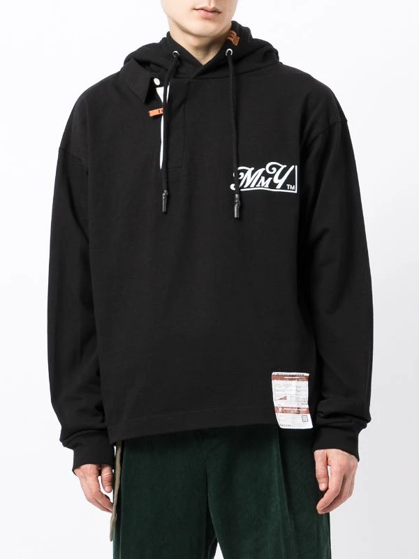 Maison Mihara Yasuhiro Graphic-print Cotton Hoodie 6 Maison Mihara Yasuhiro Graphic-print Cotton Hoodie - Image 4