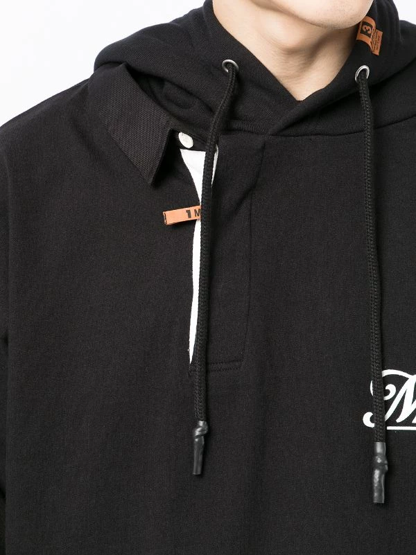 Maison Mihara Yasuhiro Graphic-print Cotton Hoodie 7 Maison Mihara Yasuhiro Graphic-print Cotton Hoodie - Image 5