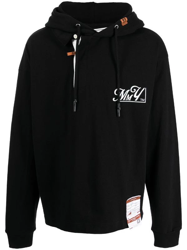 Maison Mihara Yasuhiro Graphic-print Cotton Hoodie 3 Maison Mihara Yasuhiro Graphic-print Cotton Hoodie