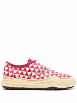 Maison Mihara Yasuhiro Geometric-print Low-top Sneakers