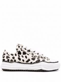 Maison Mihara Yasuhiro Dalmation-print Lace-up Sneakers