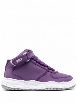 Maison Mihara Yasuhiro Embroidered-logo Hi-top Trainers