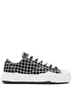 ( New Season ) Maison Mihara Yasuhiro Peterson Grid-check Sneakers