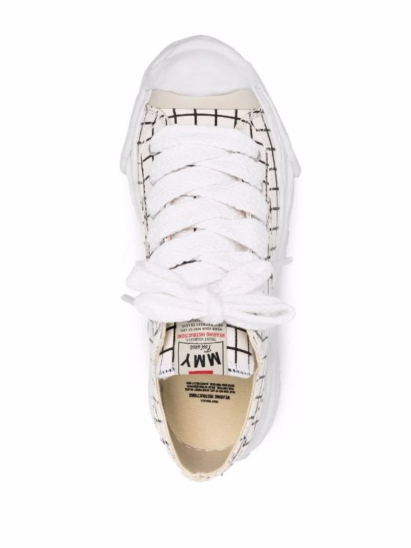 ( New Season ) Maison Mihara Yasuhiro Grid Logo-patch Sneakers 6 ( New Season ) Maison Mihara Yasuhiro Grid Logo-patch Sneakers - Image 4