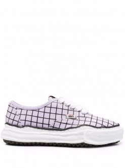 ( New Season ) Maison Mihara Yasuhiro Gingham Low-top Sneakers