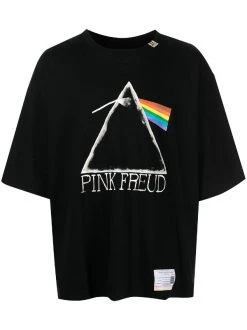 ( New Season ) Maison Mihara Yasuhiro Pink Freud Print T-shirt