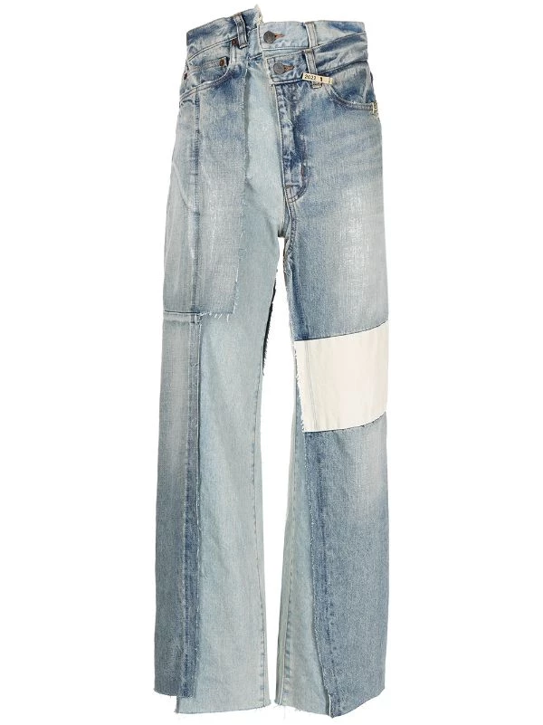 ( New Season ) Maison Mihara Yasuhiro Asymmetric Patchwork-design Jeans 3 ( New Season ) Maison Mihara Yasuhiro Asymmetric Patchwork-design Jeans