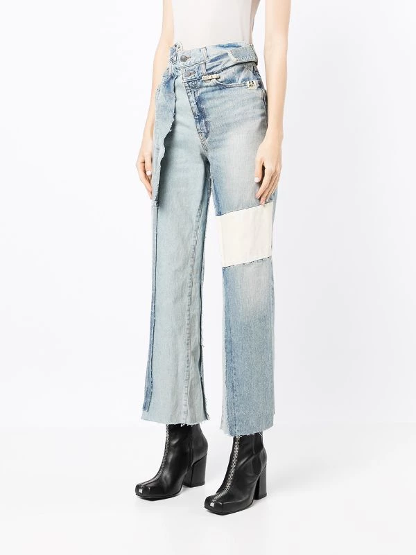 ( New Season ) Maison Mihara Yasuhiro Asymmetric Patchwork-design Jeans 5 ( New Season ) Maison Mihara Yasuhiro Asymmetric Patchwork-design Jeans - Image 3