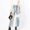 ( New Season ) Maison Mihara Yasuhiro Asymmetric Patchwork-design Jeans 8 ( New Season ) Maison Mihara Yasuhiro Asymmetric Patchwork-design Jeans -Maison Mihara Yasuhiro Sales 17881079 37852595 600