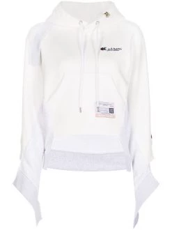 ( New Season ) Maison Mihara Yasuhiro Embroidered-logo Cotton Hoodie