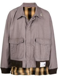 ( New Season ) Maison Mihara Yasuhiro Shirt-layered Bomber Jacket