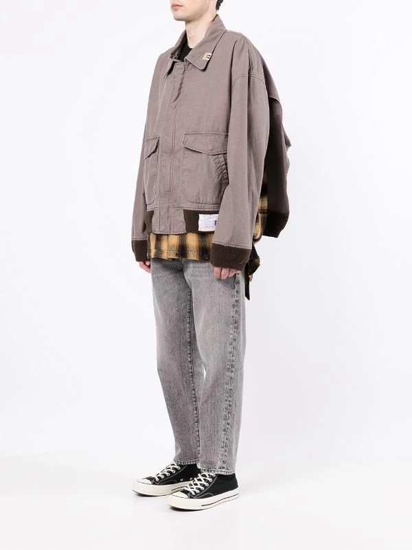 ( New Season ) Maison Mihara Yasuhiro Shirt-layered Bomber Jacket 5 ( New Season ) Maison Mihara Yasuhiro Shirt-layered Bomber Jacket - Image 3