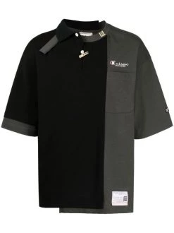 ( New Season ) Maison Mihara Yasuhiro X Champion Embroidered-logo Panelled Top