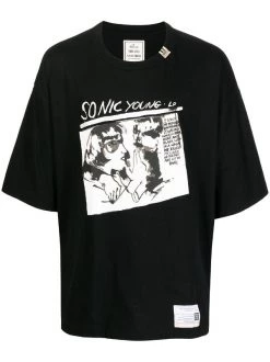 ( New Season ) Maison Mihara Yasuhiro Sonic Youth Graphic-print T-shirt