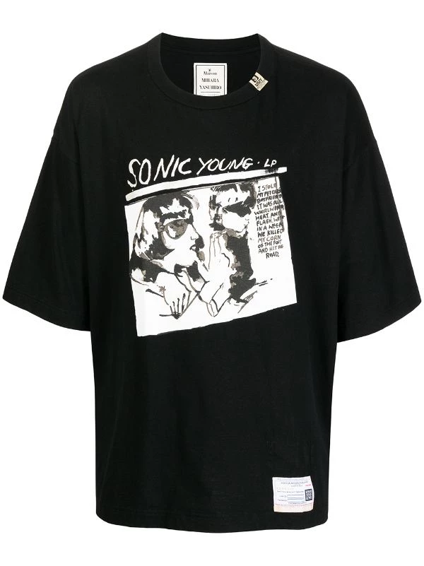( New Season ) Maison Mihara Yasuhiro Sonic Youth Graphic-print T-shirt 3 ( New Season ) Maison Mihara Yasuhiro Sonic Youth Graphic-print T-shirt