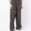 ( New Season ) Maison Mihara Yasuhiro Decorative Zip-detail Wide Leg Trousers -Maison Mihara Yasuhiro Sales 17900615 37899485 600