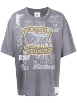 ( New Season ) Maison Mihara Yasuhiro Logo-print Short-sleeved T-shirt