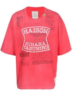 ( New Season ) Maison Mihara Yasuhiro Logo-print Cotton T-shirt