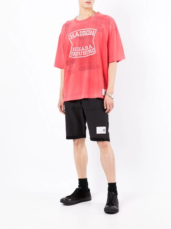 ( New Season ) Maison Mihara Yasuhiro Logo-print Cotton T-shirt 4 ( New Season ) Maison Mihara Yasuhiro Logo-print Cotton T-shirt - Image 2