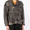 ( New Season ) Maison Mihara Yasuhiro Slide Piece Leather Jacket -Maison Mihara Yasuhiro Sales 17925839 38105234 600
