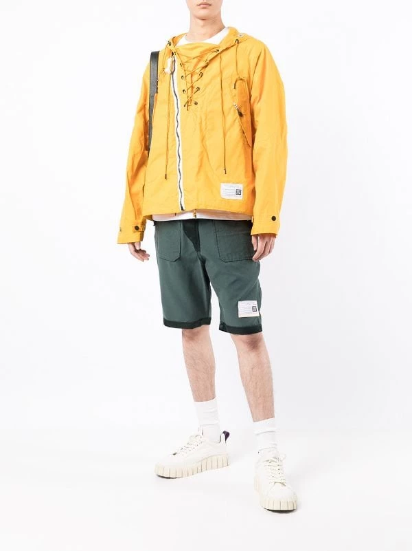 ( New Season ) Maison Mihara Yasuhiro Logo-patch Cotton-blend Bermuda Shorts 4 ( New Season ) Maison Mihara Yasuhiro Logo-patch Cotton-blend Bermuda Shorts - Image 2
