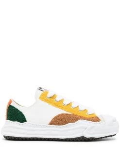 ( New Season ) Maison Mihara Yasuhiro Colour-block Lace-up Trainers