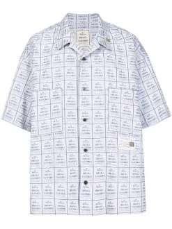( New Season ) Maison Mihara Yasuhiro Logo-print Cotton Shirt