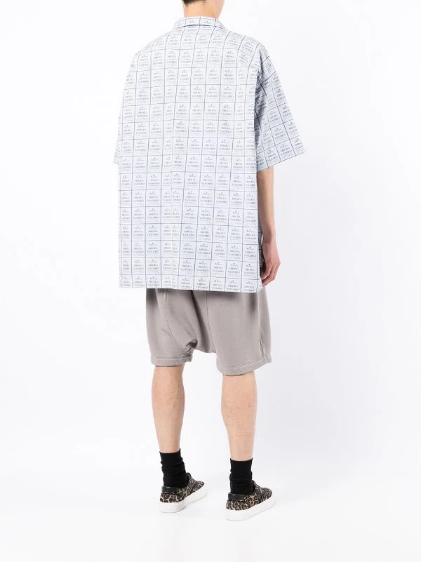 ( New Season ) Maison Mihara Yasuhiro Logo-print Cotton Shirt 6 ( New Season ) Maison Mihara Yasuhiro Logo-print Cotton Shirt - Image 4