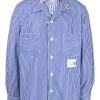 ( New Season ) Maison Mihara Yasuhiro Pinstripe-print Layered Shirt -Maison Mihara Yasuhiro Sales 17927690 38105251 600