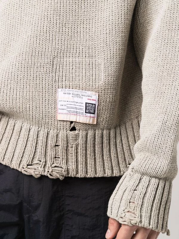 ( New Season ) Maison Mihara Yasuhiro Distressed Pullover Hoodie 7 ( New Season ) Maison Mihara Yasuhiro Distressed Pullover Hoodie - Image 5