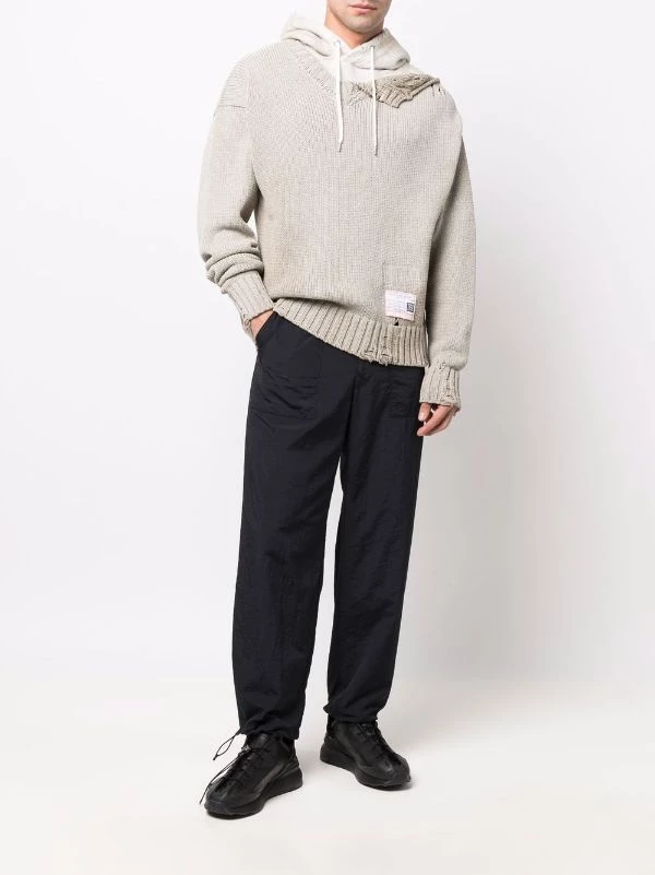 ( New Season ) Maison Mihara Yasuhiro Distressed Pullover Hoodie 4 ( New Season ) Maison Mihara Yasuhiro Distressed Pullover Hoodie - Image 2