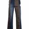 ( New Season ) Maison Mihara Yasuhiro Asymmetric Patchwork Straight-leg Trousers -Maison Mihara Yasuhiro Sales 18049800 38245967 600