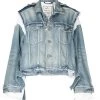 Maison Mihara Yasuhiro Distressed Panelled Denim Jacket -Maison Mihara Yasuhiro Sales 18102888 38585601 600
