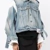 Maison Mihara Yasuhiro Distressed Panelled Denim Jacket -Maison Mihara Yasuhiro Sales 18102888 38585602 600