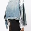 Maison Mihara Yasuhiro Distressed Panelled Denim Jacket -Maison Mihara Yasuhiro Sales 18102888 38586572 600