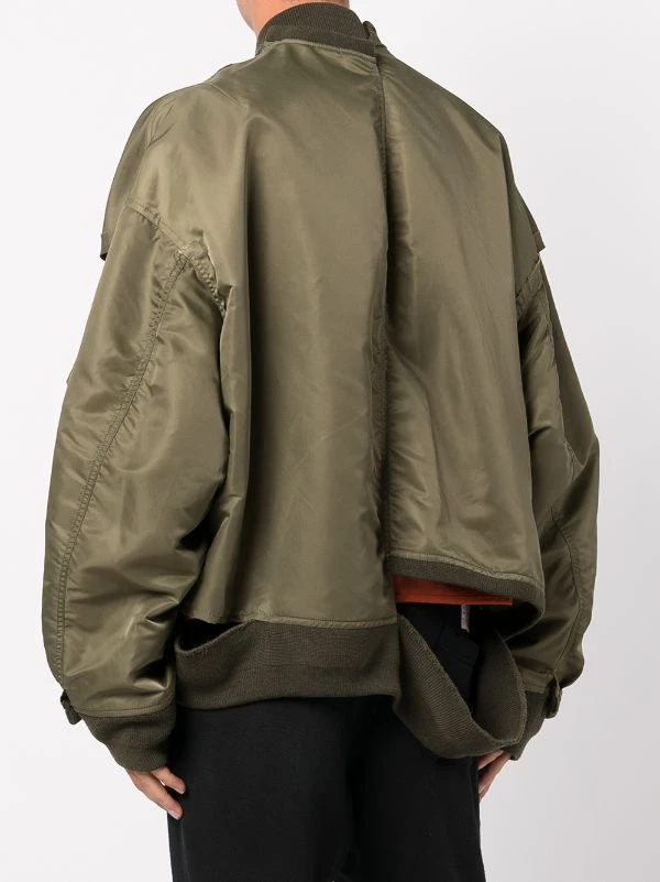 ( New Season ) Maison Mihara Yasuhiro Asymmetric Bomber Jacket 5 ( New Season ) Maison Mihara Yasuhiro Asymmetric Bomber Jacket - Image 4