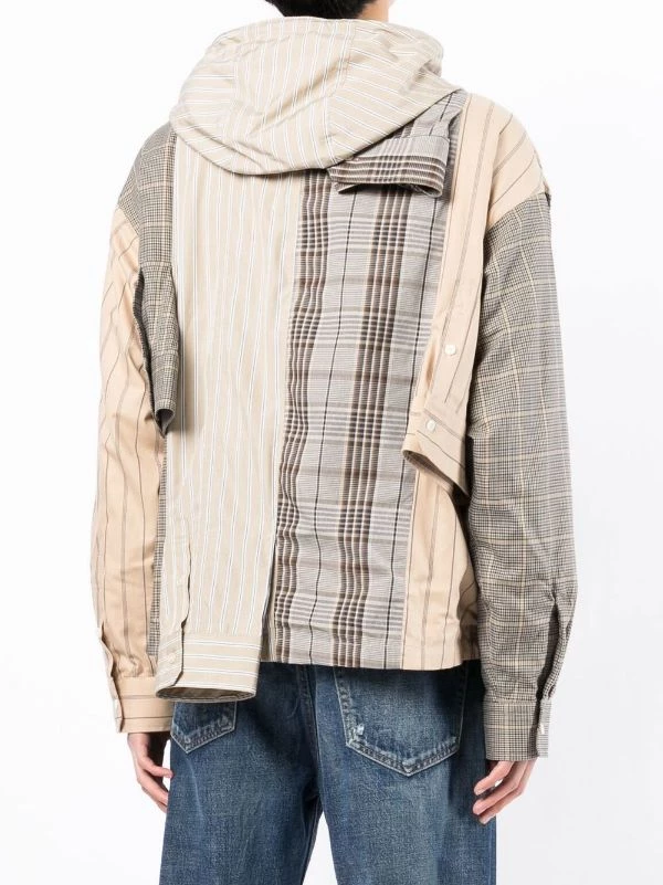 ( New Season ) Maison Mihara Yasuhiro Shirt-panel Hybrid Hooded Jacket 6 ( New Season ) Maison Mihara Yasuhiro Shirt-panel Hybrid Hooded Jacket - Image 4