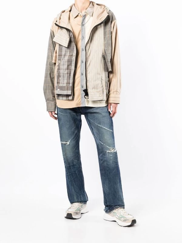 ( New Season ) Maison Mihara Yasuhiro Shirt-panel Hybrid Hooded Jacket 4 ( New Season ) Maison Mihara Yasuhiro Shirt-panel Hybrid Hooded Jacket - Image 2