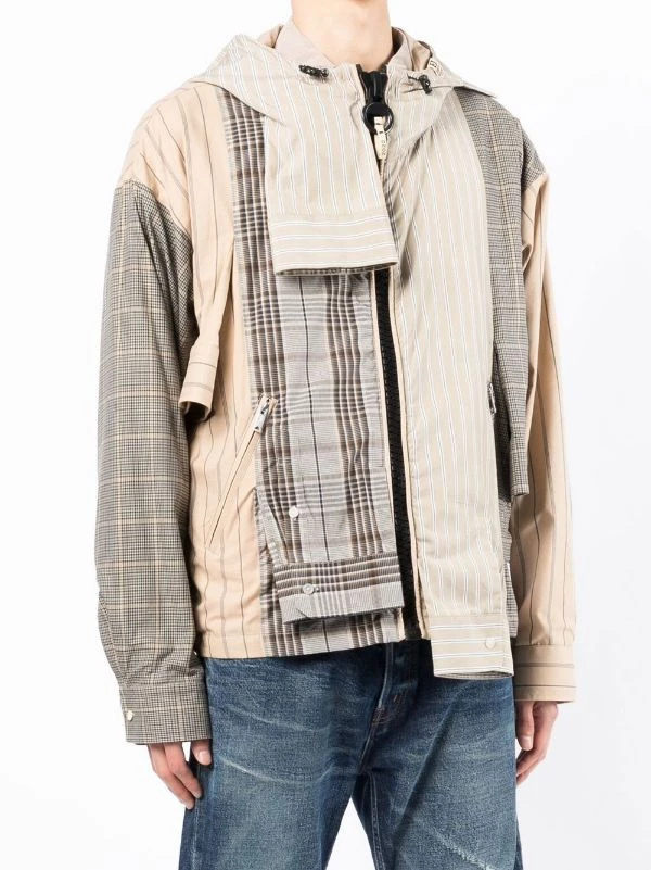 ( New Season ) Maison Mihara Yasuhiro Shirt-panel Hybrid Hooded Jacket 5 ( New Season ) Maison Mihara Yasuhiro Shirt-panel Hybrid Hooded Jacket - Image 3