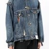 ( New Season ) Maison Mihara Yasuhiro Distressed-effect Denim Jacket -Maison Mihara Yasuhiro Sales 18261599 39126490 600