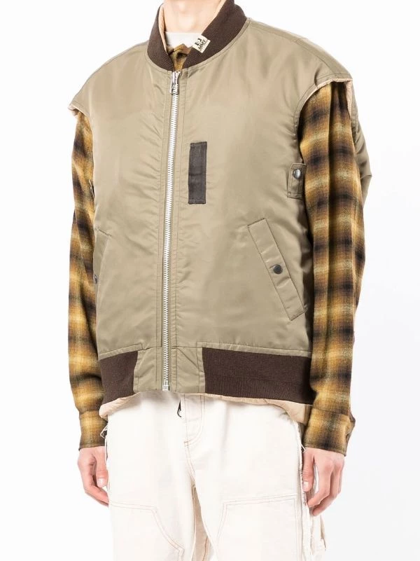 ( New Season ) Maison Mihara Yasuhiro Reversible Sleeveless Bomber Jacket 5 ( New Season ) Maison Mihara Yasuhiro Reversible Sleeveless Bomber Jacket - Image 3